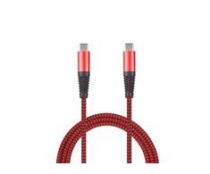 USB kabelis 2GO USB-C - USB-C 1 m Raudona (797195)