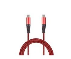 USB kabelis 2GO USB-C - USB-C 1 m Raudona (797195)