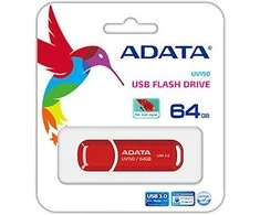 ADATA | UV150 | 64 GB | USB 3.0 | Raudona