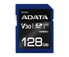 Atminties kortelė ADATA | Premier Pro | UHS-I | 128 GB | SDXC | Flash atminties klasė 10