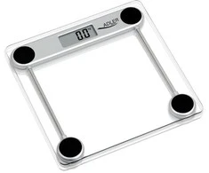 Virtuvinės svarstyklės Adler | Maksimalus svoris (talpa) 150 kg | Tikslumas 100 g | Stiklas