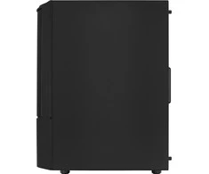 „Aerocool Quantum Mesh v3 Midi-Tower“, RGB, grūdintas stiklas - juodos spalvos