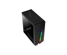 AEROCOOL AEROPGSBOLT-BK-RGB PC dėklas ATX Aerocool BOLT RGB USB 3.0 - 1x120mm Juodas FAN