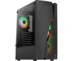 Aerocool Wave v3 Midi-Tower - juodos spalvos Window