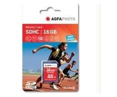 Atminties kortelė AgfaPhoto SDHC Card 16GB High Speed Class 10 UHS I