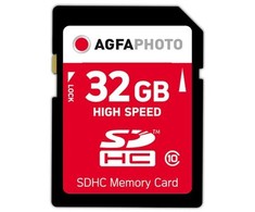 Atminties kortelė „AgfaPhoto“ SDHC kortelė 32 GB didelės spartos, 10 klasės UHS I
