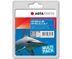 AgfaPhoto Ink APHP950SETXLC / 950XL/951XL Rašalas (žydra, purpurinė, geltona, juoda)
