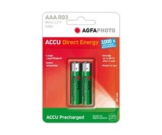 „AgfaPhoto Direct Energy“ – AAA – Nikelio-metalo hidridas (NiMH) – 1,2 V – 950 mAh – Žalias