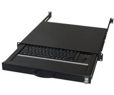 Aixcase Klaviatūra 1H PS2/USB Trackball (AIX-19K1UKDETB-B)
