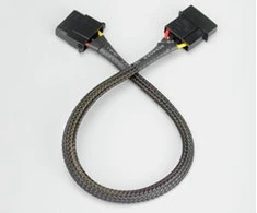 Akasa 4-Pol Molex Extension kabelis – 30cm juodos spalvos