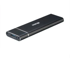 Akasa AK-ENU3M2-02 storage drive enclosure SSD enclosure Juodas M.2