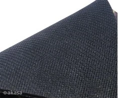 V-Juodas pelės kilimėlis XXL AKASA juoda / AK-0031