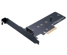 Akasa M.2 X4 PCI-E Adapteris Card – juodas PCB