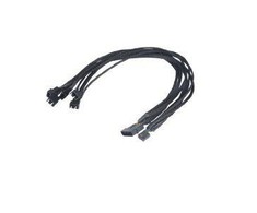 Akasa 4-pin - 4-pin x5, 0,45 m, Juoda (AK- CBFA03- 45)