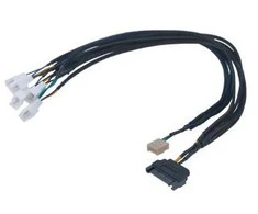 Akasa Flexa FP5S PWM Splitter Cable (5 Fans) – sleeved, 45cm