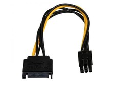AKYGA Adapteris su kabeliu AK-CA-30 SATA m / PCI-E 6 pin f 15cm