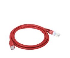 Patch-cord U/UTP kat.5e PVC 5.0m raudona ALANTEC