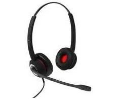 Ausinės Adesso Plusonic Rinkinys Słuchawkowy On Ear 6337-10.2P_Bbb su laidu Juodas