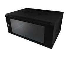 ALLNET ALL-SMC6404SCHWARZ - 4U - Wall mounted rack - 50 kg - Juodas - Steel - Passive