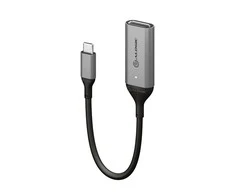 Alogic 15cm Ultra USB-C (Male) to DP (Female) Adapteris - 4K @60Hz - 3840 x 2160 pikselių