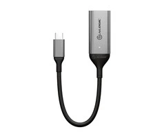 Alogic 15cm Ultra USB-C (Male) to DP (Female) Adapteris - 4K @60Hz - 3840 x 2160 pikselių