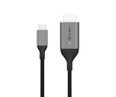 „Alogic“ 1 m „Ultra USB-C“ (vyriškas) ir HDMI (vyriškas) kabelis – 4K @60Hz – 1 m – A tipo HDMI (standartinis) – C tipo USB – Vyriškas – Vyriškas – Tiesus