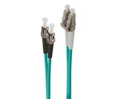 Alogic Alogic Glasfaserkabel LC- ST Multi Mode Duplex LSZH OM4 2m