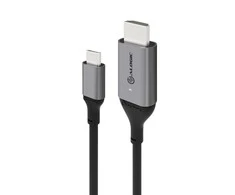 Kabelis USB Alogic USB-C - HDMI 2 m Juodas (ULCHD02-SGR)