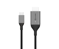 Kabelis USB Alogic USB-C - HDMI 2 m Juodas (ULCHD02-SGR)