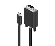 USB kabelis Alogic USB-C - D-Sub (VGA) Juodieji (ELUCVG- 02RBLK)