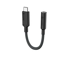 Adapteris USB Alogic Elements Pro USB-C - Jack 3.5mm Juodas (ELPC35A-BK)