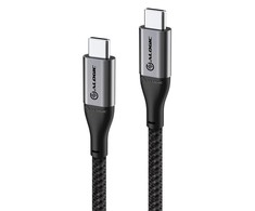Alogic USB 2.0 Datenkabel Typ C -C M/M 5A 480 Mbps 1,5 m, gr