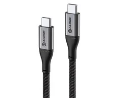 Alogic USB 2.0 Datenkabel Typ C -C M/M 5A 480 Mbps 1,5 m, gr
