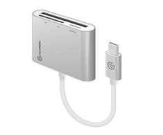 Skaitytuvas Alogic ALOGIC VPLUCMCR czytnik kart USB 3.2 Gen 1 (3.1 Gen 1) Type-C Sidabrinė