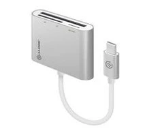 Skaitytuvas Alogic ALOGIC VPLUCMCR czytnik kart USB 3.2 Gen 1 (3.1 Gen 1) Type-C Sidabrinė