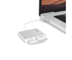 Skaitytuvas Alogic ALOGIC VPLUCMCR czytnik kart USB 3.2 Gen 1 (3.1 Gen 1) Type-C Sidabrinė