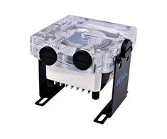 Alphacool Laing DDC310 siurblys, pilnas leidimas su ledo lakštu – sidabras/akrilas