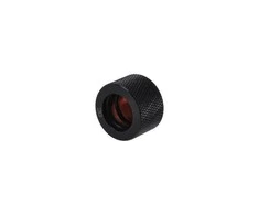 „Alphacool HT“ jungtis, tiesi, G1/4 colio vidiniu sriegiu, 16 mm išorinio skersmens kietam vamzdžiui, rievėta, juoda