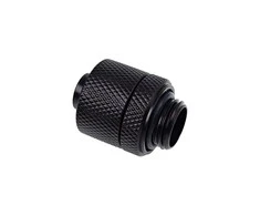 Alphacool Eiszapfen straight connector G1/4 inch female thread to 13/10mm – juodas