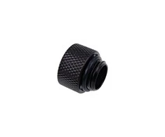 Alphacool Eiszapfen Adapteris straight G1/4 inch female to G1/4 inch male – juodas