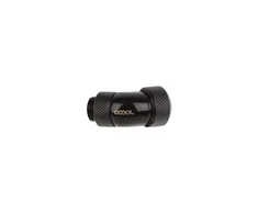 „Alphacool“ jungtis, 45 laipsnių, G1/4 colio vidinis sriegis, 13 mm išorinio skersmens kietas vamzdis – juodas