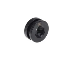 Alphacool HF bulkhead fitting, short version, G1/4 – Juodas