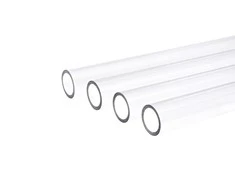 Alphacool Ice Tube 13/10mm kieto vamzdelio PETG – skaidrus, 80cm (4 vnt.)