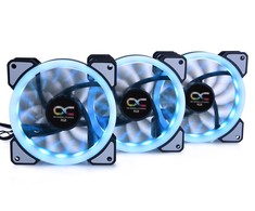 Ventiliatorius Alphacool Eiszyklon Aurora LUX skaitmeninis RGB 3- pack + Hub (24804)