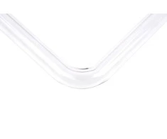 Alphacool HardTube 16/11mm Borosilicate Glass 90 Degree Angle 10/30cm – clear