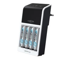 Ansmann Comfort Plus įkroviklis su įsk. 4xAA2100 Akku 1001-0094-01