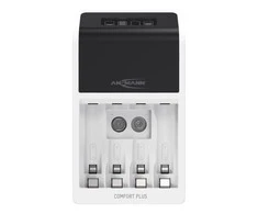 Ansmann Automatinis greitas įkroviklis 1-4 NIMH AAA/AA, 9V su LED indikacija