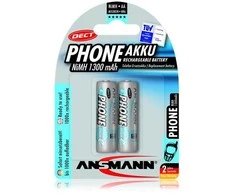 Ansmann 1,2 V įkraunama baterija NiMH - Nikelio-metalo hidridas (NiMH) - 1,2 V - 1300 mAh