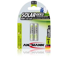1x2 Ansmann maxE NiMH rech.bat. Micro AAA 550 mAh SOLAR