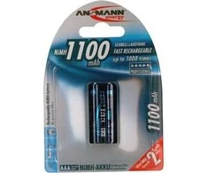 1x2 Ansmann NiMH rech. baterija 1100 Micro AAA 1050 mAh